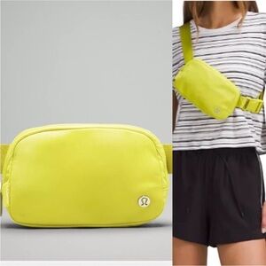 lululemon Everywhere Belt Bag 1L Yellow Serpentine NWT